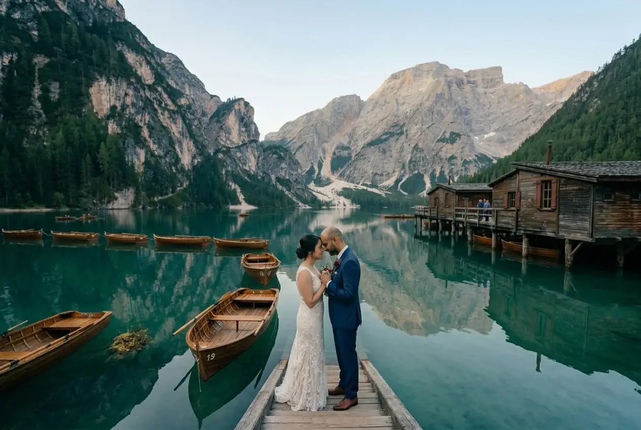Best Dolomites Wedding Photo Locations for Natural, Cinematic Photos