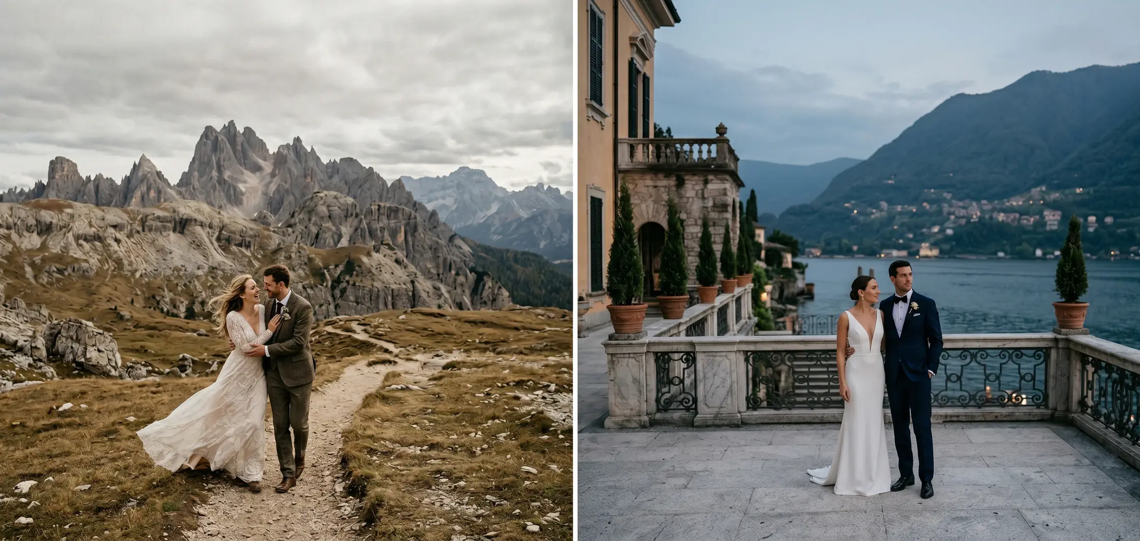 Dolomites wedding photography and timeline guide.