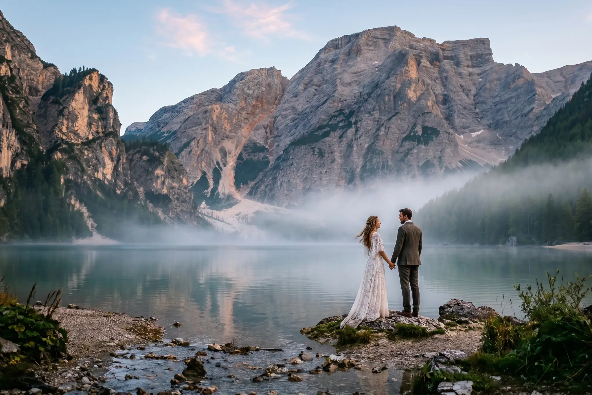 Dolomites wedding season and light guide.